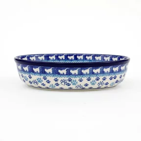 Półmisek owalny 299 24/18,5cm <br> 1771X Czarny kot